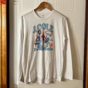 J.Cole Long Sleeve Shirt~ Size Small (34-36)~ White (B11)